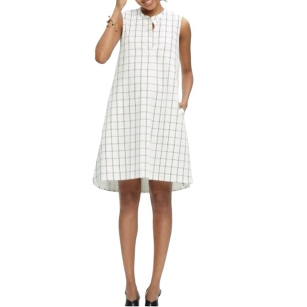 Madewell Grid Print Dress